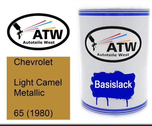 Chevrolet, Light Camel Metallic, 65 (1980): 500ml Lackdose, von ATW Autoteile West.